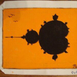 THE MANDELBROT SET __ ACRYLIC ON CANVAS